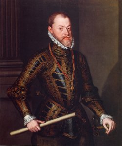 Philip II by Alonso Sanchez Coello
