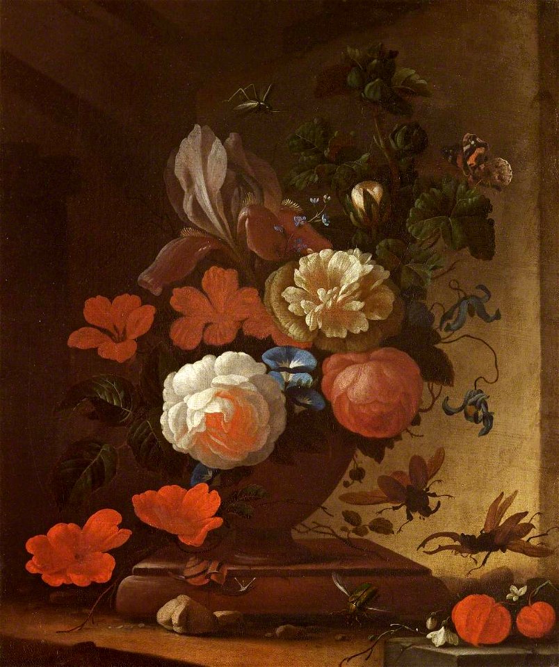 Philip van Kouwenberg (1671-1729) - Still Life with Fruits, Flowers and Insects - 732167 - National Trust