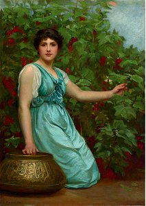 Philip Hermogenes Calderon - Summer berries. Free illustration for personal and commercial use.