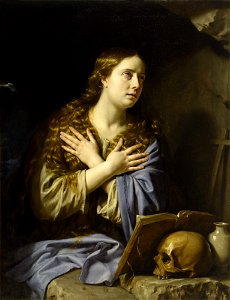 Philippe de Champaigne - The Repentant Magdalen - Google Art Project. Free illustration for personal and commercial use.