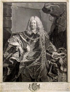 Philipp-Ludwig Wenzel von Sinzendorf (gr. C. Drevet)