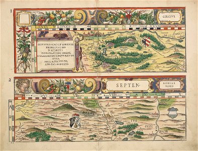 Philipp Apian - Bairische Landtafeln von 1568 - Tafel 01-02