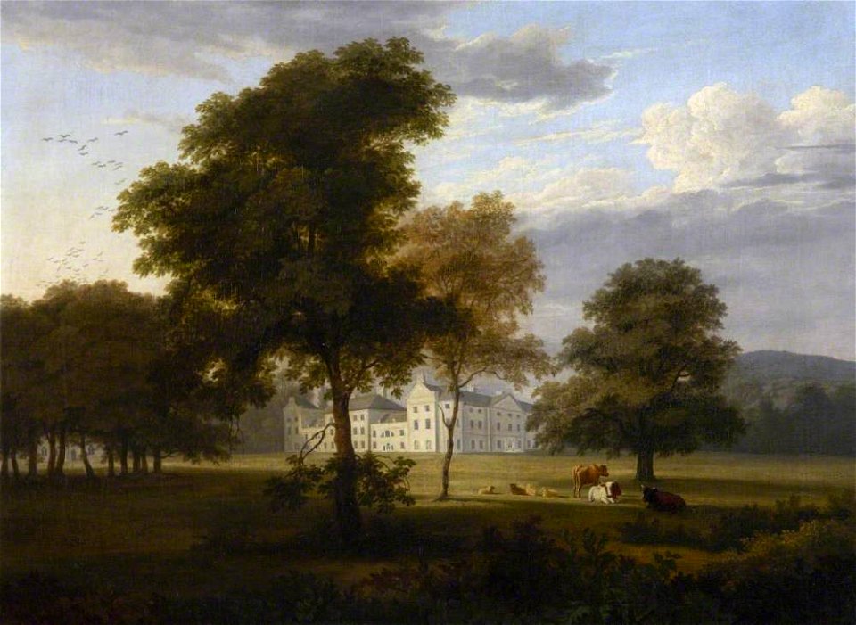 Philip Hutchins Rogers (c.1786-1853) - Saltram from the South West - 872233 - National Trust