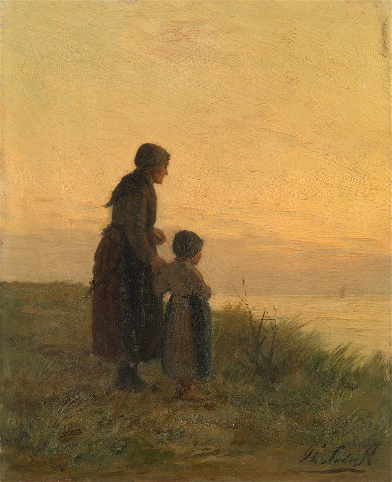 Philip Sadée - Op de duinen - SA 169 - Amsterdam Museum