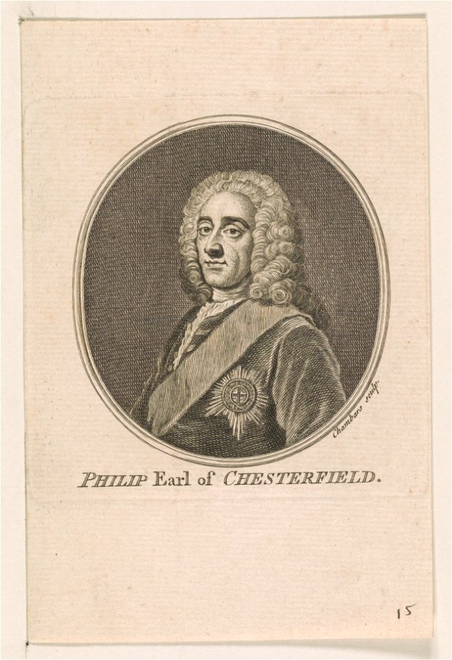 Philip Earl of Chesterfield - Chambars sculp. LCCN2013646772