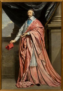 Philippe de Champaigne - Portrait of cardinal Richelieu - M.Ob.651 - National Museum in Warsaw