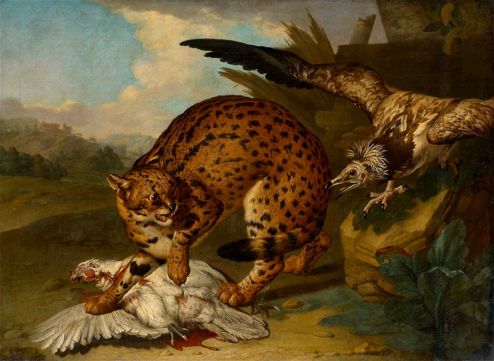 Philipp Ferdinand de Hamilton - Leopard und Geier - GG 382 - Kunsthistorisches Museum