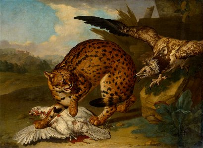 Philipp Ferdinand de Hamilton - Leopard und Geier - GG 382 - Kunsthistorisches Museum