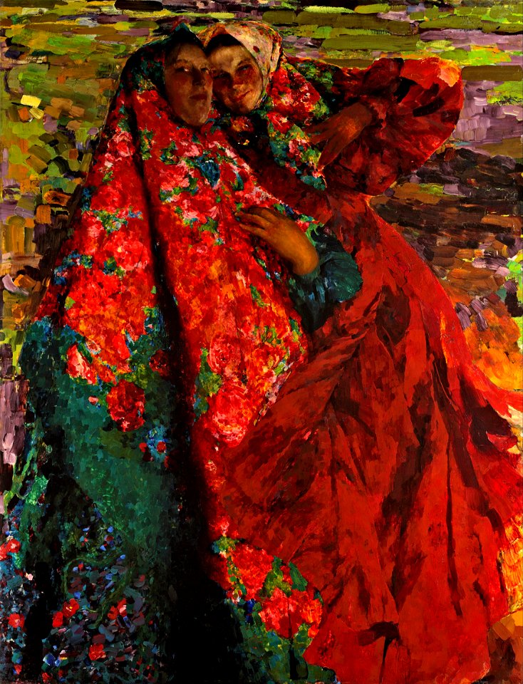 Philipp Malyavin - Peasant Women - Google Art Project
