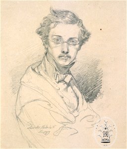Philipp Foltz - Porträt Friedrich Dürck (ca.1842)
