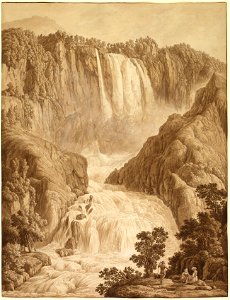 Philipp Hackert (German, 1737-1807) - The Waterfall of Marmore at Terni - 1982.40 - Cleveland Museum of Art