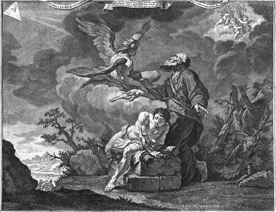 Philipp Andreas Kilian - The Angel preventing the sacrifice of Isaac, 1951,0714.239