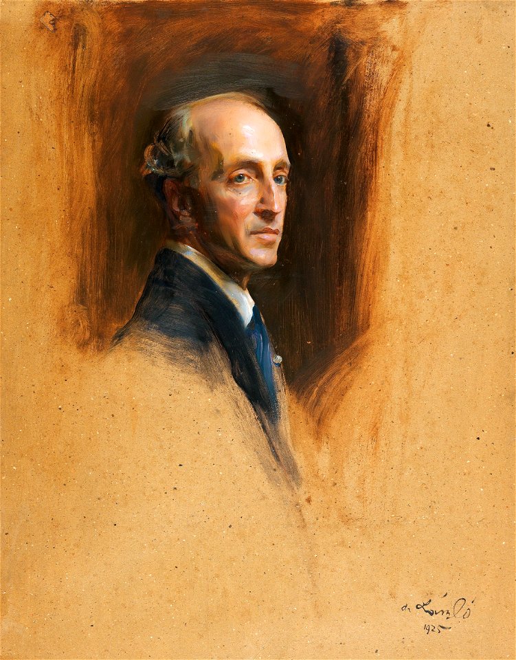 Philip Alexius de Laszlo - Study portrait of Baron Georg Franckenstein