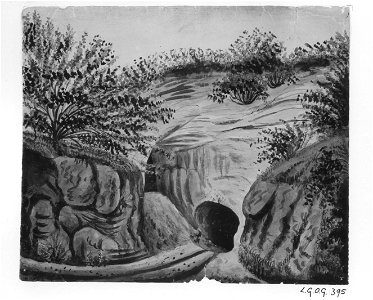 Philippe van Gulpen-Sint-Pietersberg achter Slavante ca 1840