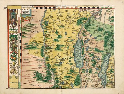 Philipp Apian - Bairische Landtafeln von 1568 - Tafel 17
