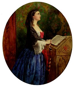 Philip Hermogenes Calderon - Ave Maria. Free illustration for personal and commercial use.