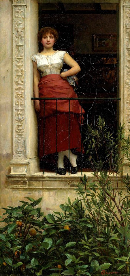 Philip Hermogenes Calderon - A Rose of Provence