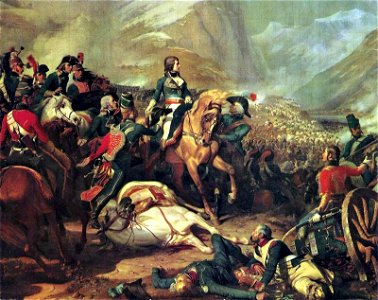 Philippoteaux Felix - Bonaparte a la bataille de Rivoli. Free illustration for personal and commercial use.