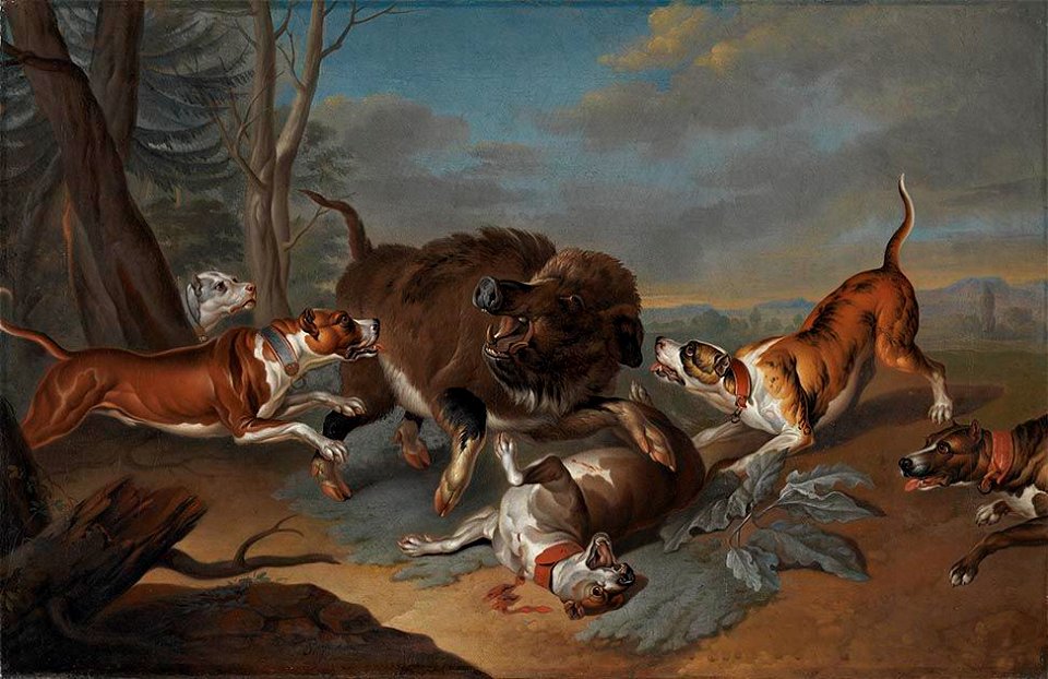 Philipp Ferdinand de Hamilton - Wildschweinjagd - 5795 - Bavarian State Painting Collections