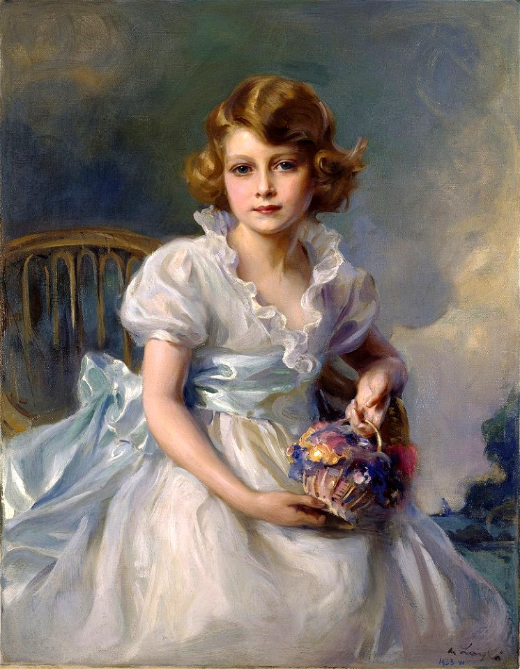 Philip Alexius de Laszlo - Princess Elizabeth of York, Currently Queen Elizabeth II
