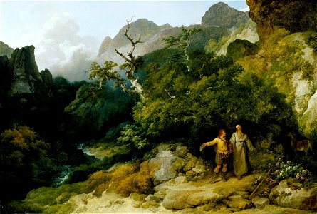 Philippe Jacques de Loutherbourg - The Hermit - BF.2005.6 - Museum of Fine Arts