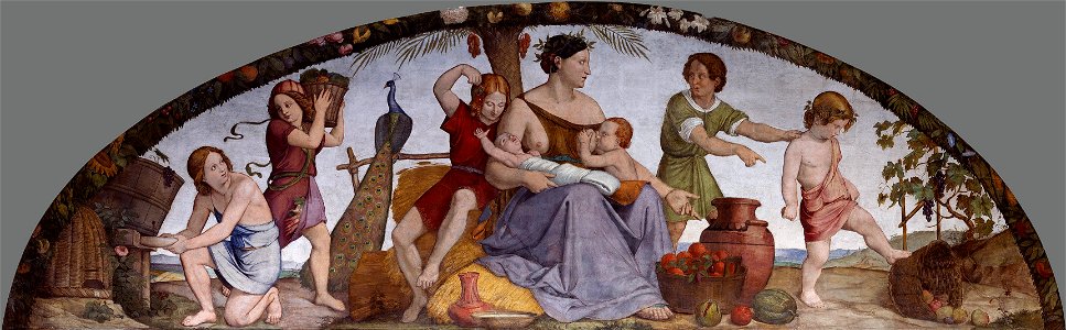 Philipp Veit - Die sieben fetten Jahre (Casa Bartholdy in Rom) - Google Art Project