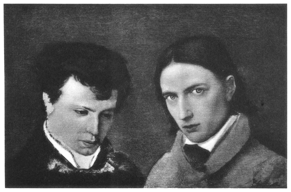 Philipp Veit Doppelbildnis Joh. Veit und F. J. Overbeck