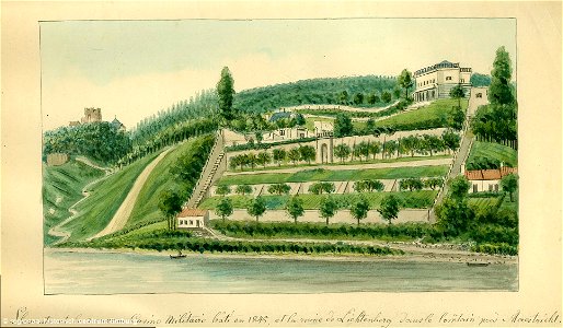 Philippe van Gulpen-Sint-Pietersberg bij Slavante in 1845