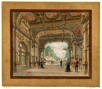 Philippe Chaperon - Meyerbeer - Les Huguenots Act I (1896) - Original