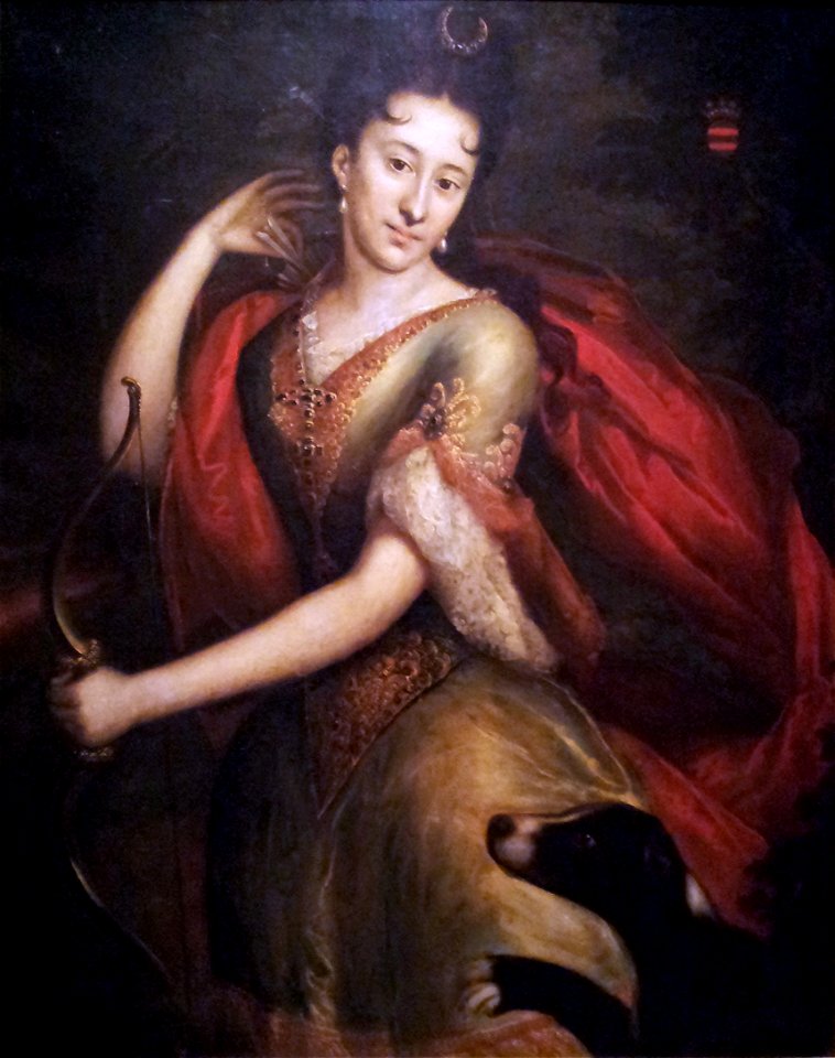 Philippe Cocklers, Portret van freule M A A Th Wittenhorst, kasteelvrouwe van Huys ter Horst, ca 1700 (Bonnefantenmuseum Maastricht)
