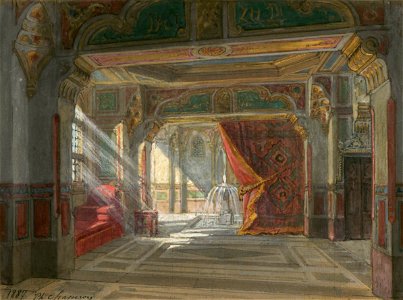 Philippe Chaperon - Oberon set design 1887