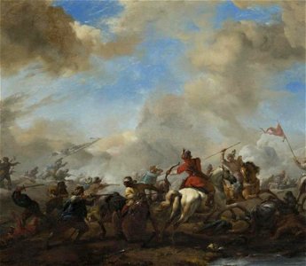 Philips Wouwerman - Slag tussen Europeanen en oosterlingen - GK 361 - Museumslandschaft Hessen Kassel