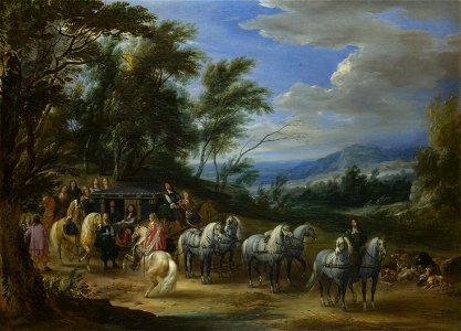 Philippe Francois D'Arenberg auf Truppenbesuch