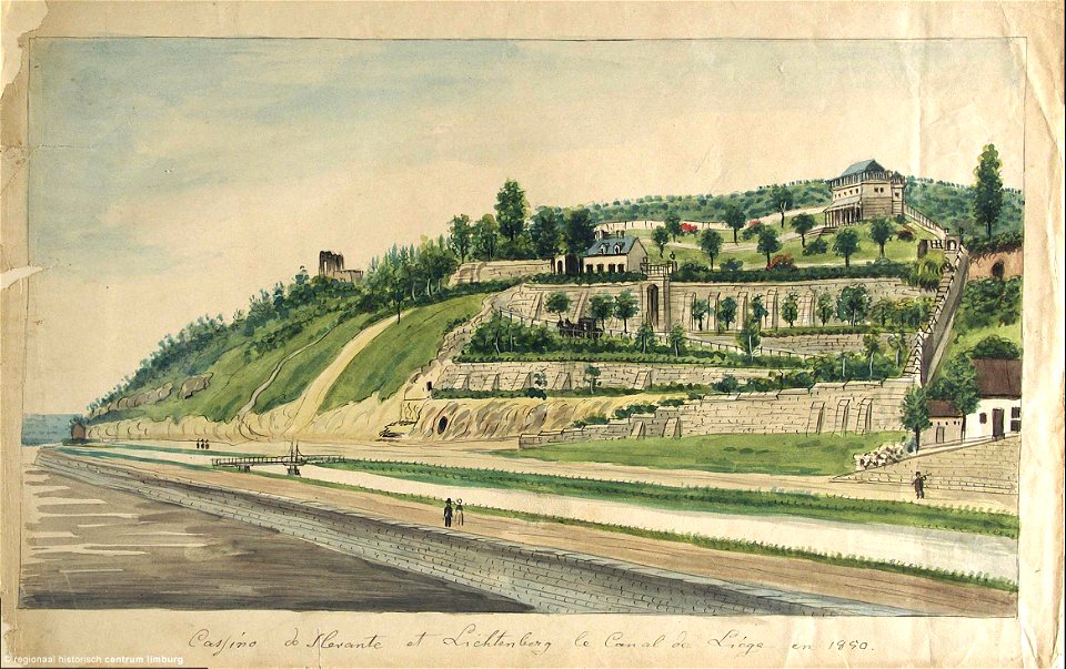 Philippe van Gulpen-Sint-Pietersberg bij Slavante in 1850
