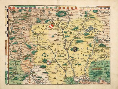 Philipp Apian - Bairische Landtafeln von 1568 - Tafel 06