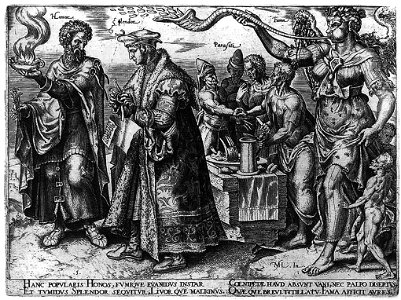 Philips Galle - The Unhappy Lot of the Rich - WGA8443