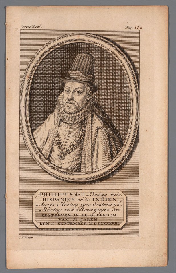 Philippus de II (1527-1598), objectnr A 16860