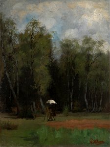 Philipp Helmer - Maler am Waldrand - G 164 - Lenbachhaus