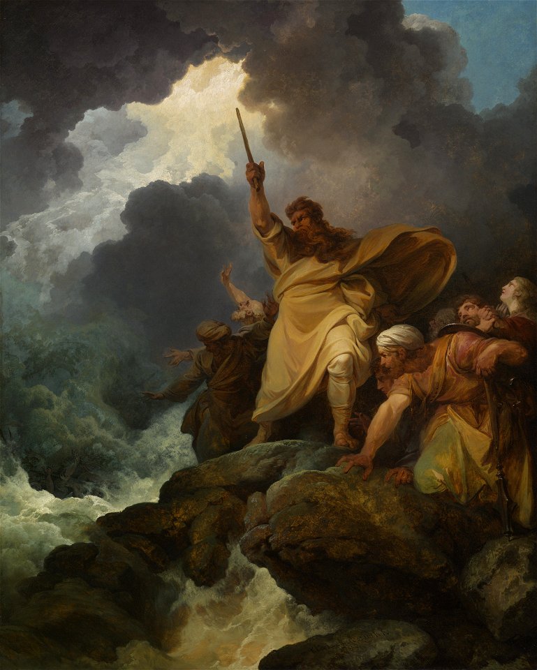 Philippe Jacques de Loutherbourg, II - The Destruction of Pharaoh's Army - 1991.5 - Art Institute of Chicago