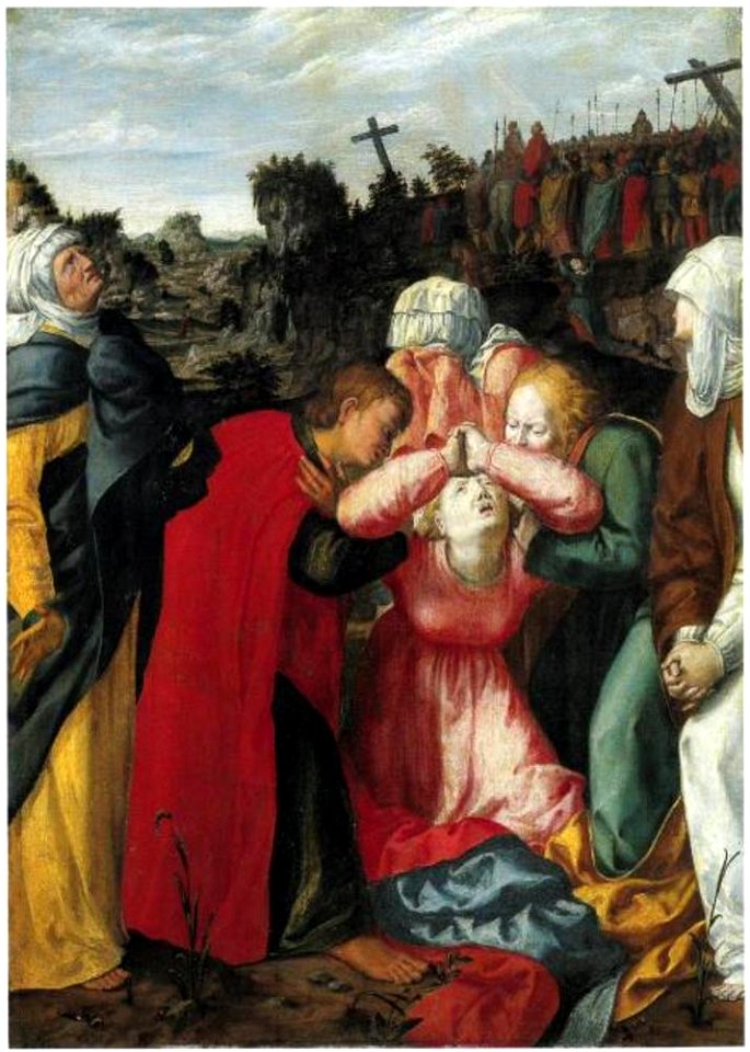 Philipp Uffenbach - Maria met vrouwen en apostelen bij de kruisiging - 1724 - Städel Museum