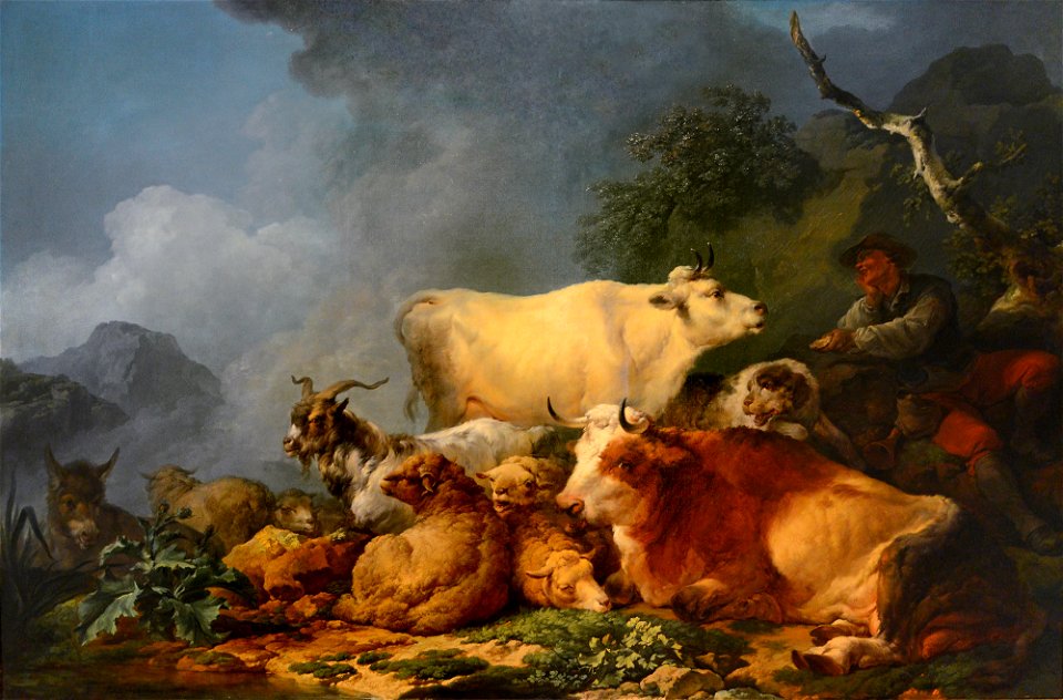 Philippe-Jacques Loutherbourg - Musée des Bx-Arts Strasbourg-Troupeau