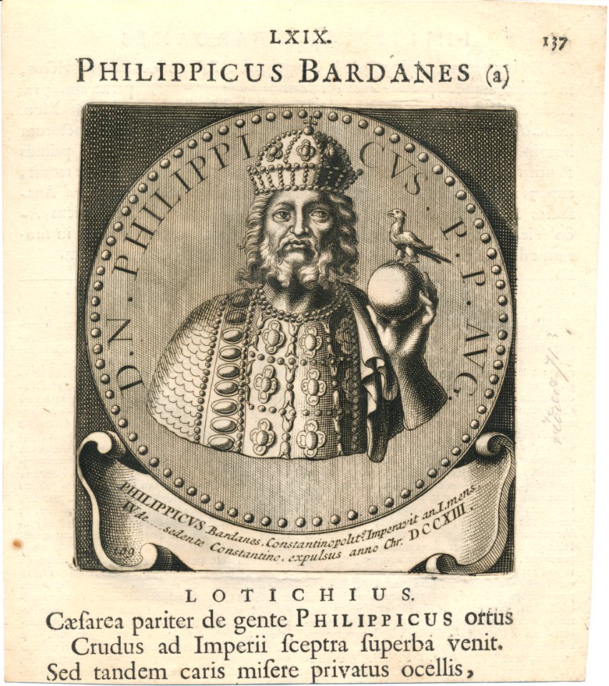 Philippicus Bardanes Erfgoedcentrum Rozet 300 191 d 6 C 36