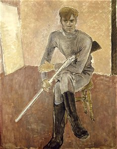 Philpot, Glyn Warren; Man with a Gun; The Ashmolean Museum of Art and Archaeology