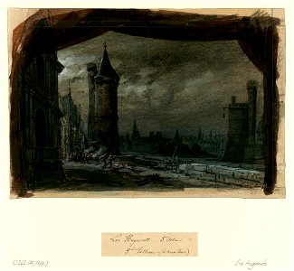 Philippe Chaperon - Les Huguenots, Act V, Scene 2 (1875) - Original