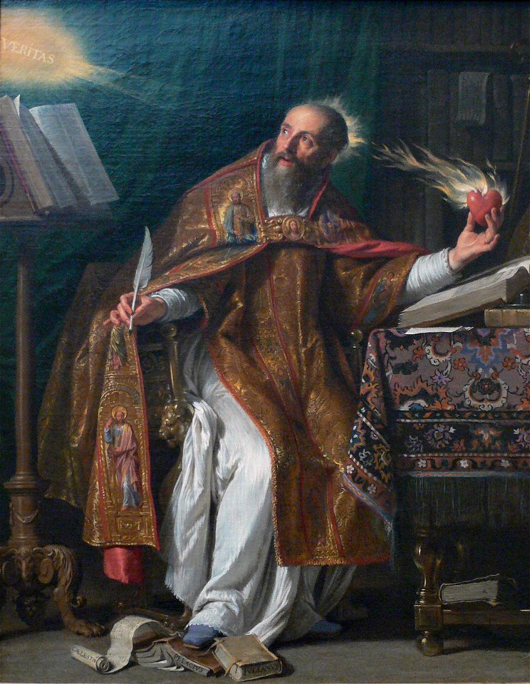 Philippe de Champaigne - Saint Augustine - LACMA - without frame