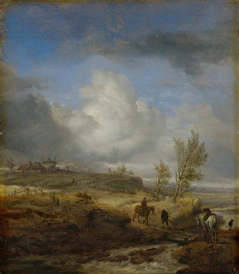 Philips Wouwerman - Bewölkte Dünenlandschaft - 1033 - Bavarian State Painting Collections