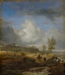 Philips Wouwerman - Bewölkte Dünenlandschaft - 1033 - Bavarian State Painting Collections