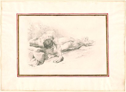 Piazzetta - Male Nude in a Landscape, 1961.1253