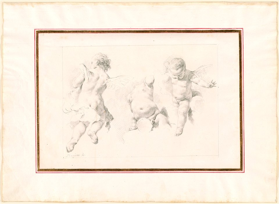 Piazzetta - Three Studies of Putti, 1961.1260