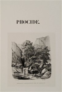 Phocide Fonatine Castalienne sur le Parnasse - Stackelberg Otto Magnus Von - 1834
